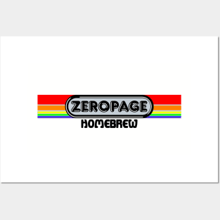 ZeroPage Homebrew Bubble Font Design Posters and Art